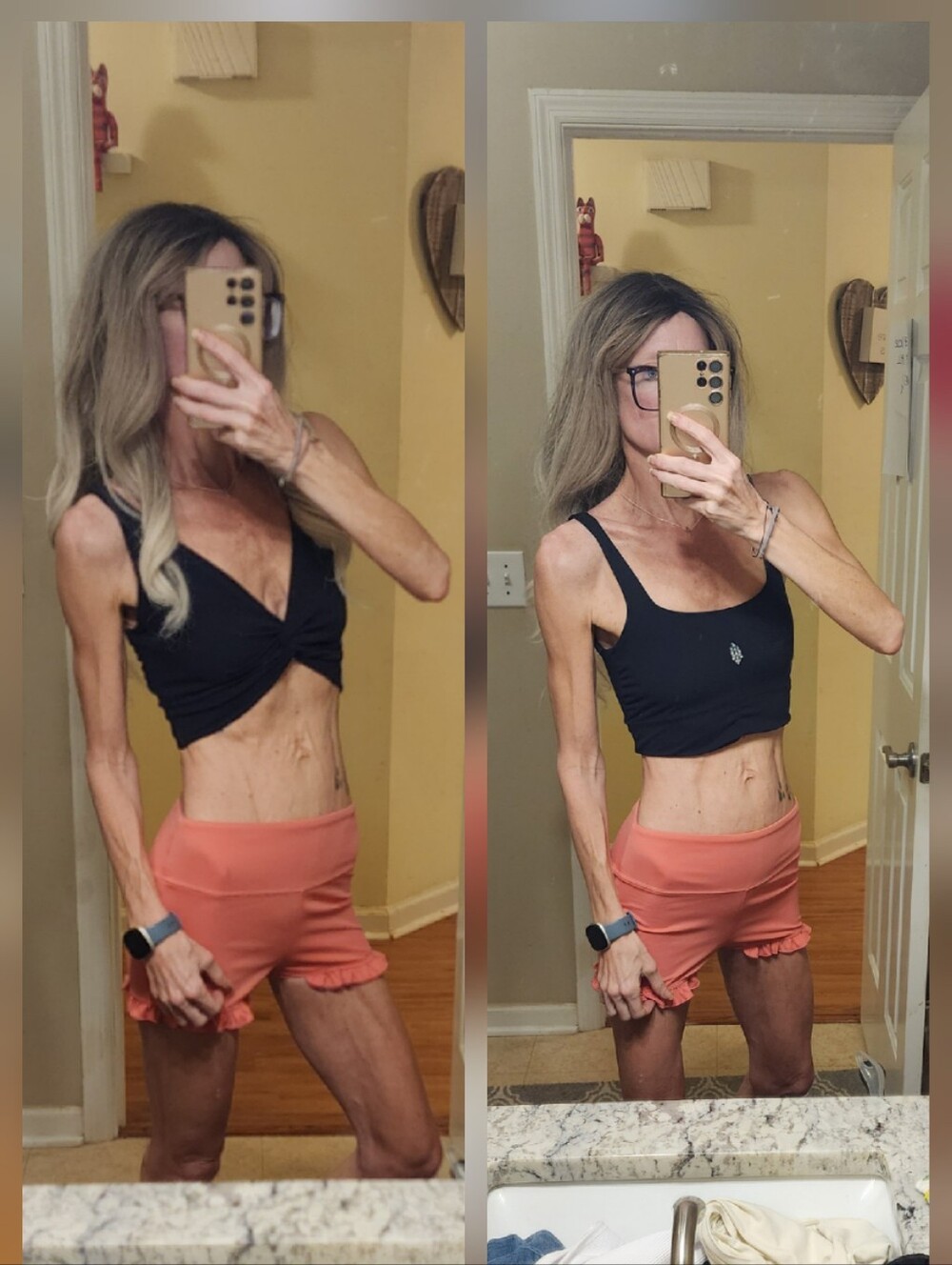 Free People FP Movement Twist Crop Reversible Bra *read*
